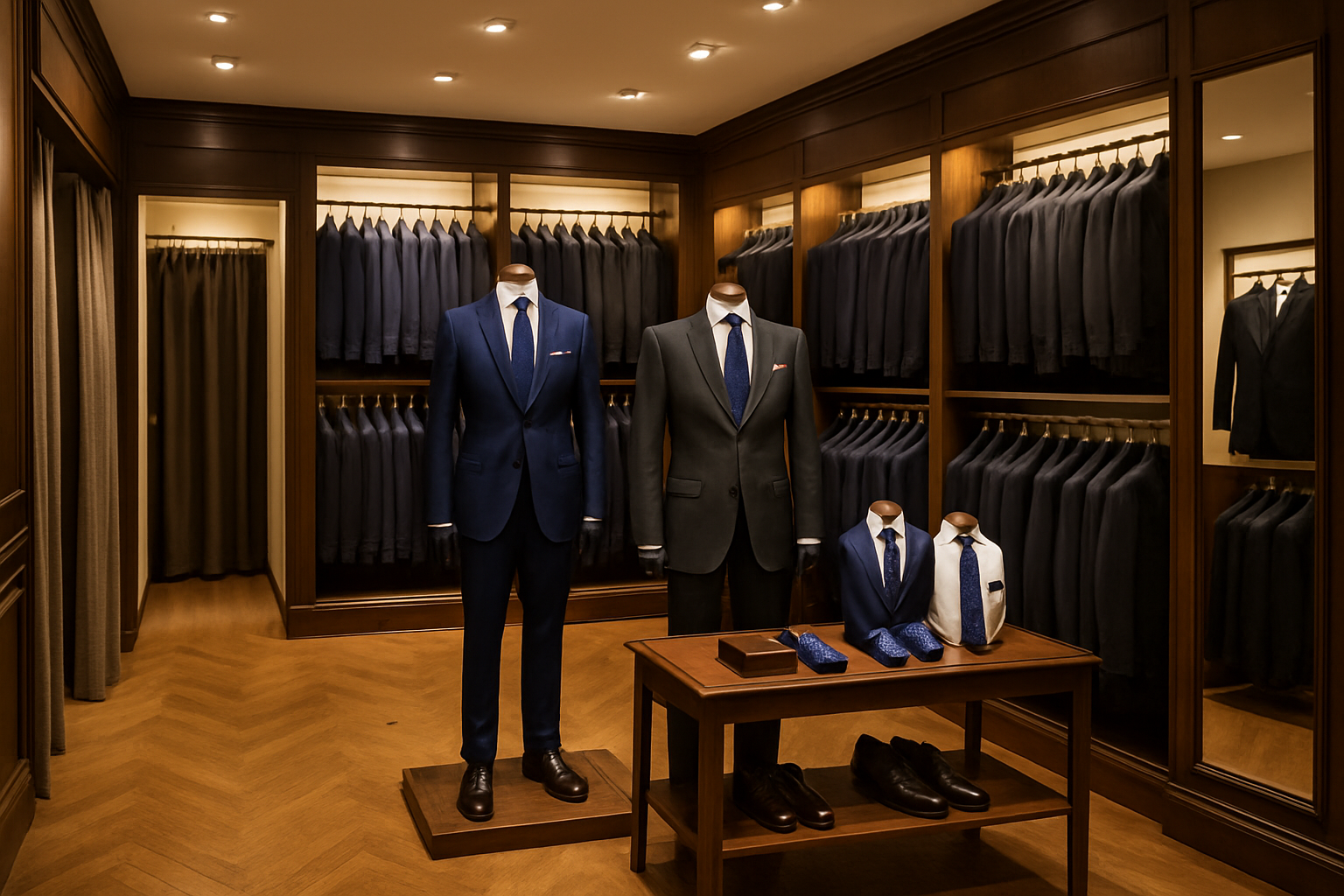 A nice store with suits for men