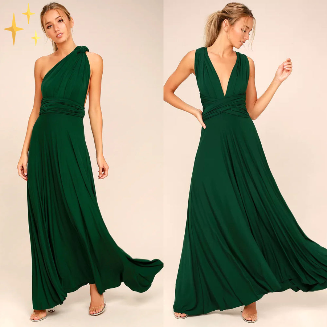 Damen Ärmelloses Kleid | Maxi-Women Dress-Kremer Mode