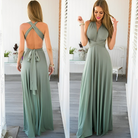 Damen Ärmelloses Kleid | Maxi-Women Dress-Kremer Mode