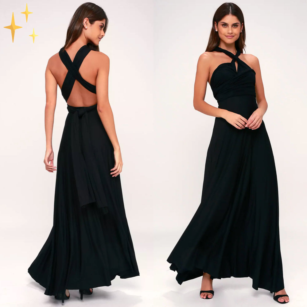 Damen Ärmelloses Kleid | Maxi-Women Dress-Kremer Mode