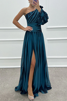 Damen Asymmetrisches Gestreiftes Kleid | Maxi-Women Dress-Kremer Mode