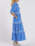Damen Bedrucktes Sommer Kleid | Maxi-Women Dress-Kremer Mode