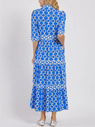 Damen Bedrucktes Sommer Kleid | Maxi-Women Dress-Kremer Mode