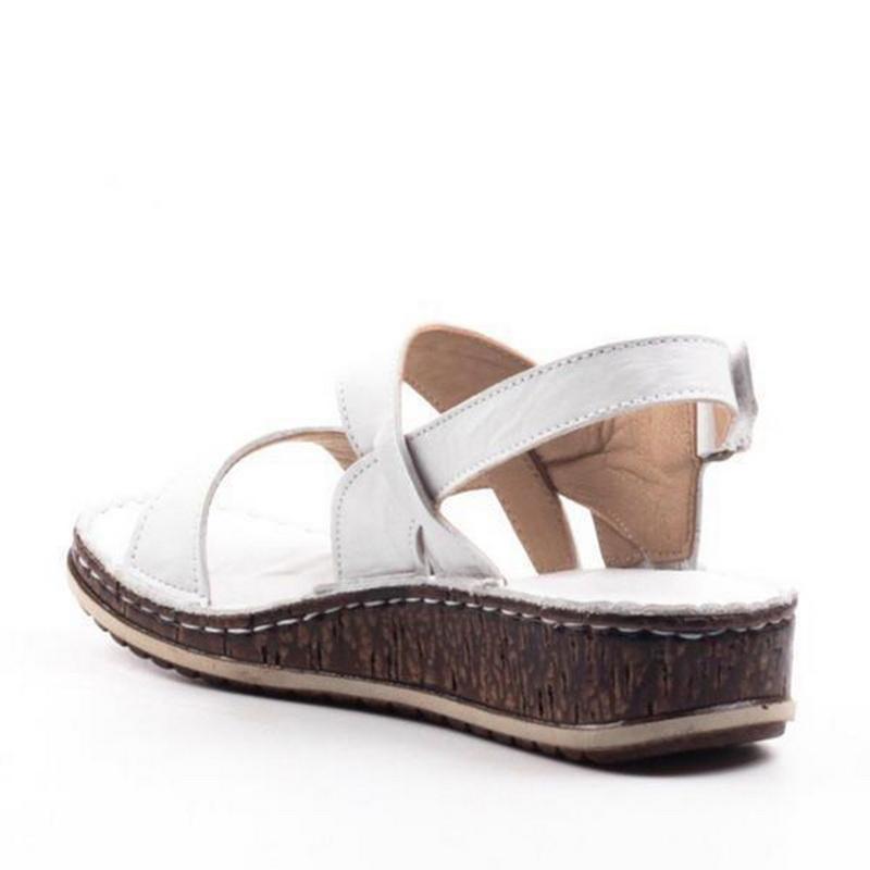 Damen Freizeit Verstellbaren Riemen Sandalen | Offener Zeh-Women Sandals-Kremer Mode