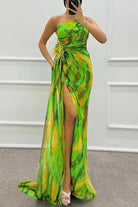 Damen Gerafftes Kleid | Maxi-Women Dress-Kremer Mode