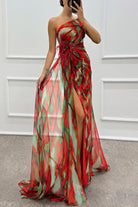 Damen Gerafftes Kleid | Maxi-Women Dress-Kremer Mode