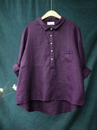 Damen Lässiges Lockere Hemd | Langarm-Women Shirt-Kremer Mode