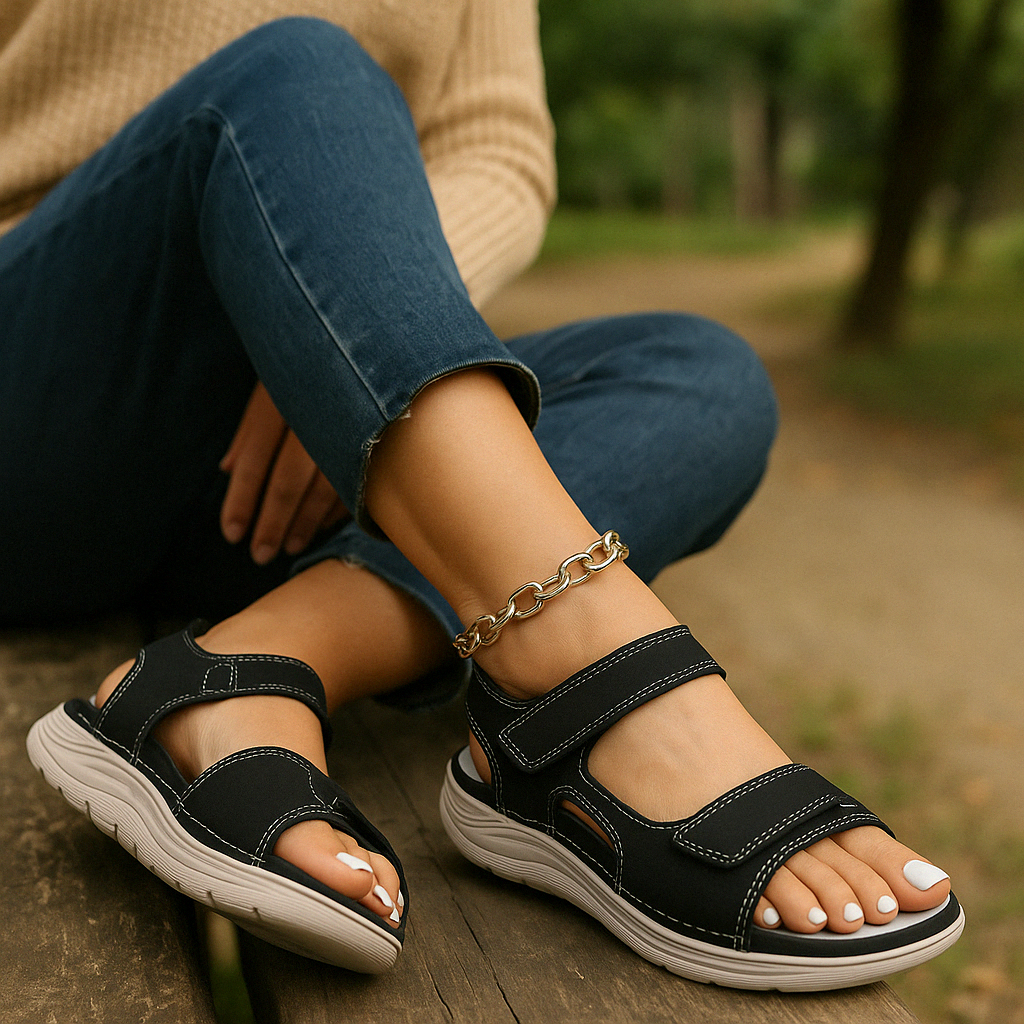 Damen Leichte Verstellbaren Riemen Sandalen | Sommer-Women Sandals-Kremer Mode