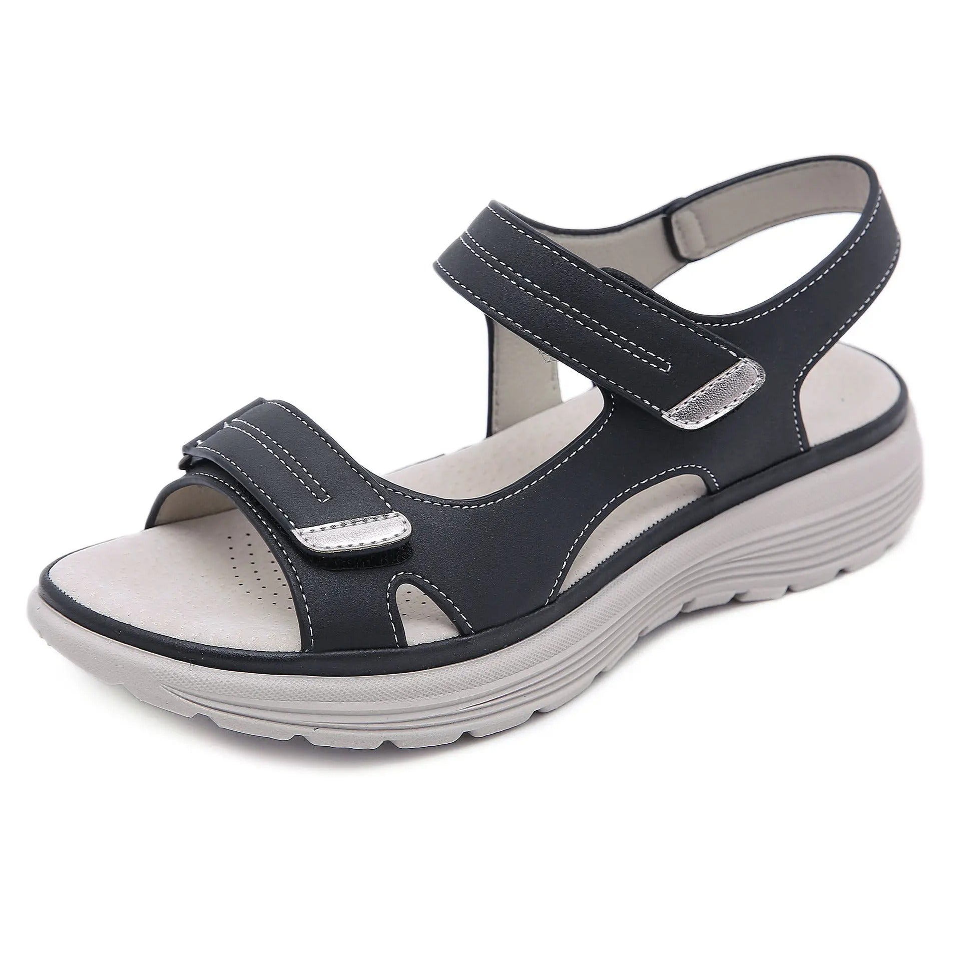 Damen Leichte Verstellbaren Riemen Sandalen | Sommer-Women Sandals-Kremer Mode