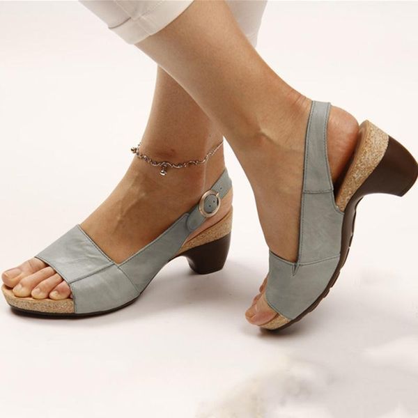 Damen Niedrigem Absatz Sandalen | Offener Spitze-Women Sandals-Kremer Mode