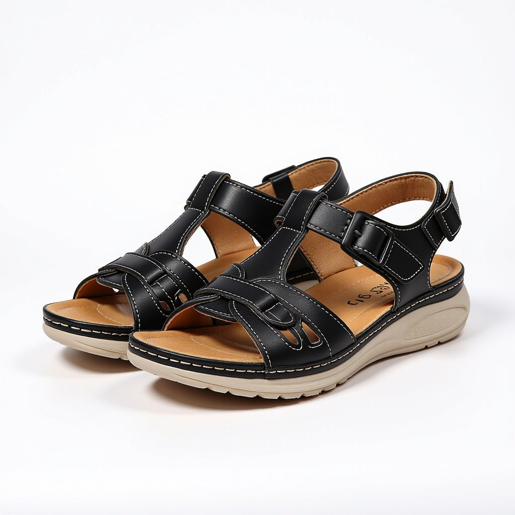 Damen Sommer Vintage Sandale | Outdoor-Women Sandals-Kremer Mode