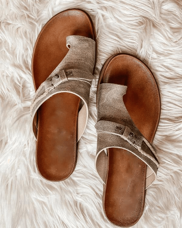 Damen lässig Zehenring Sandalen | Offene Zehe-Women Sandals-Kremer Mode