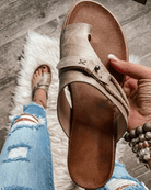 Damen lässig Zehenring Sandalen | Offene Zehe-Women Sandals-Kremer Mode