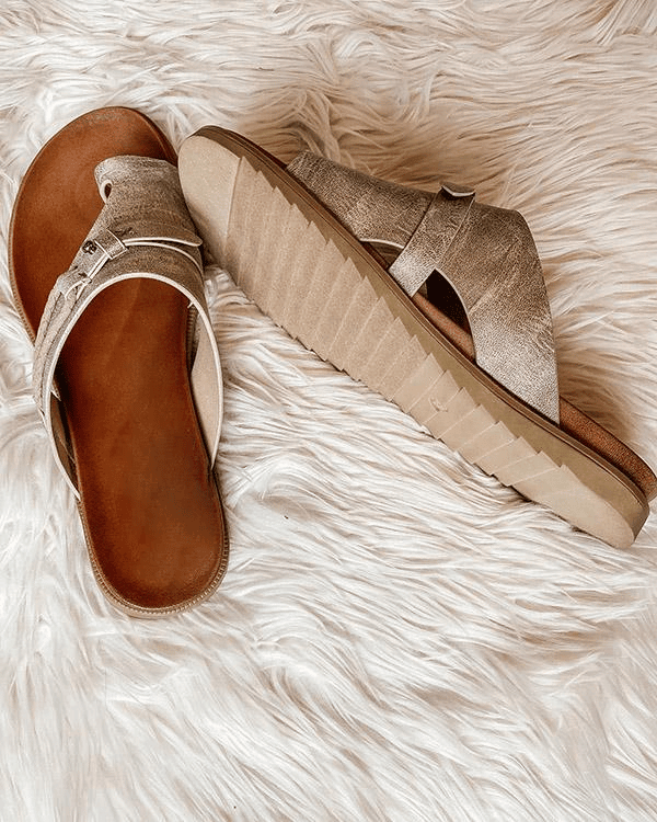 Damen lässig Zehenring Sandalen | Offene Zehe-Women Sandals-Kremer Mode