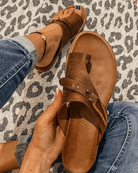 Damen lässig Zehenring Sandalen | Offene Zehe-Women Sandals-Kremer Mode