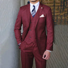 Herren 3-Teilige Tailored Hochzeit Gast Anzug Set | Moderne-Men Set-Kremer Mode
