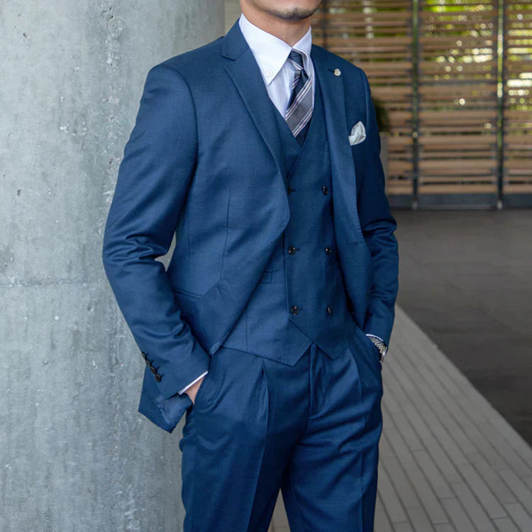 Herren 3-Teilige Tailored Hochzeit Gast Anzug Set | Moderne-Men Set-Kremer Mode