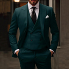 Herren 3-Teiliger Klassischer Hochzeitsgast Anzug Set | Moderne-Men Set-Kremer Mode