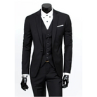 Herren 3-teiliges Hochzeitsgast-Anzug-Set | Klassisch-Men Set-Kremer Mode