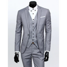 Herren 3-teiliges Hochzeitsgast-Anzug-Set | Klassisch-Men Set-Kremer Mode