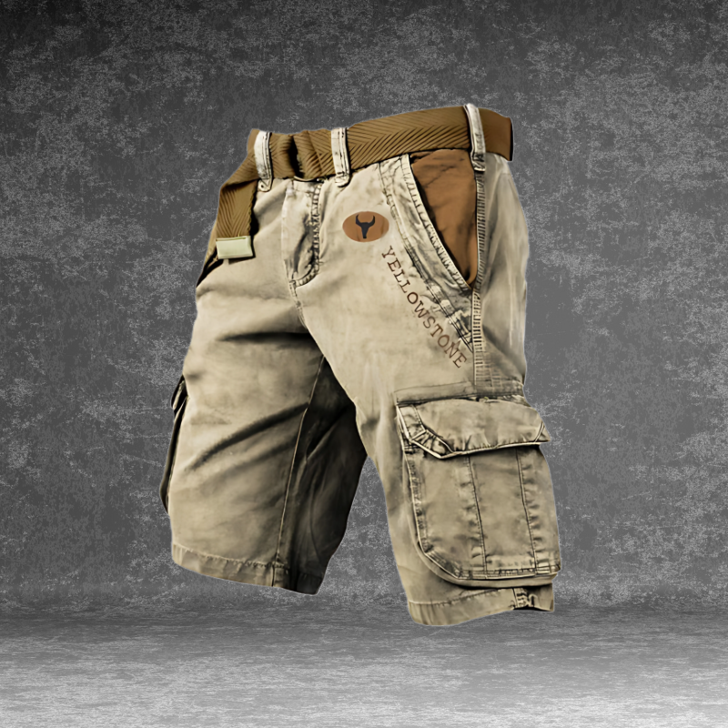 Herren Außen Cargo Kurze Hosen | Lässig-Men Shorts-Kremer Mode