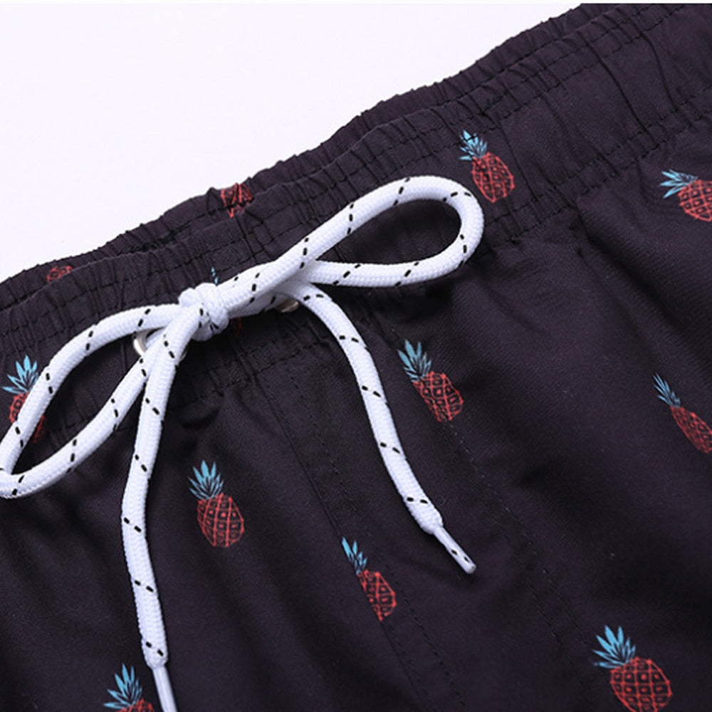 Herren Bedruckte Bade Kurze Hosen | Sommer-Men Swimwear-Kremer Mode