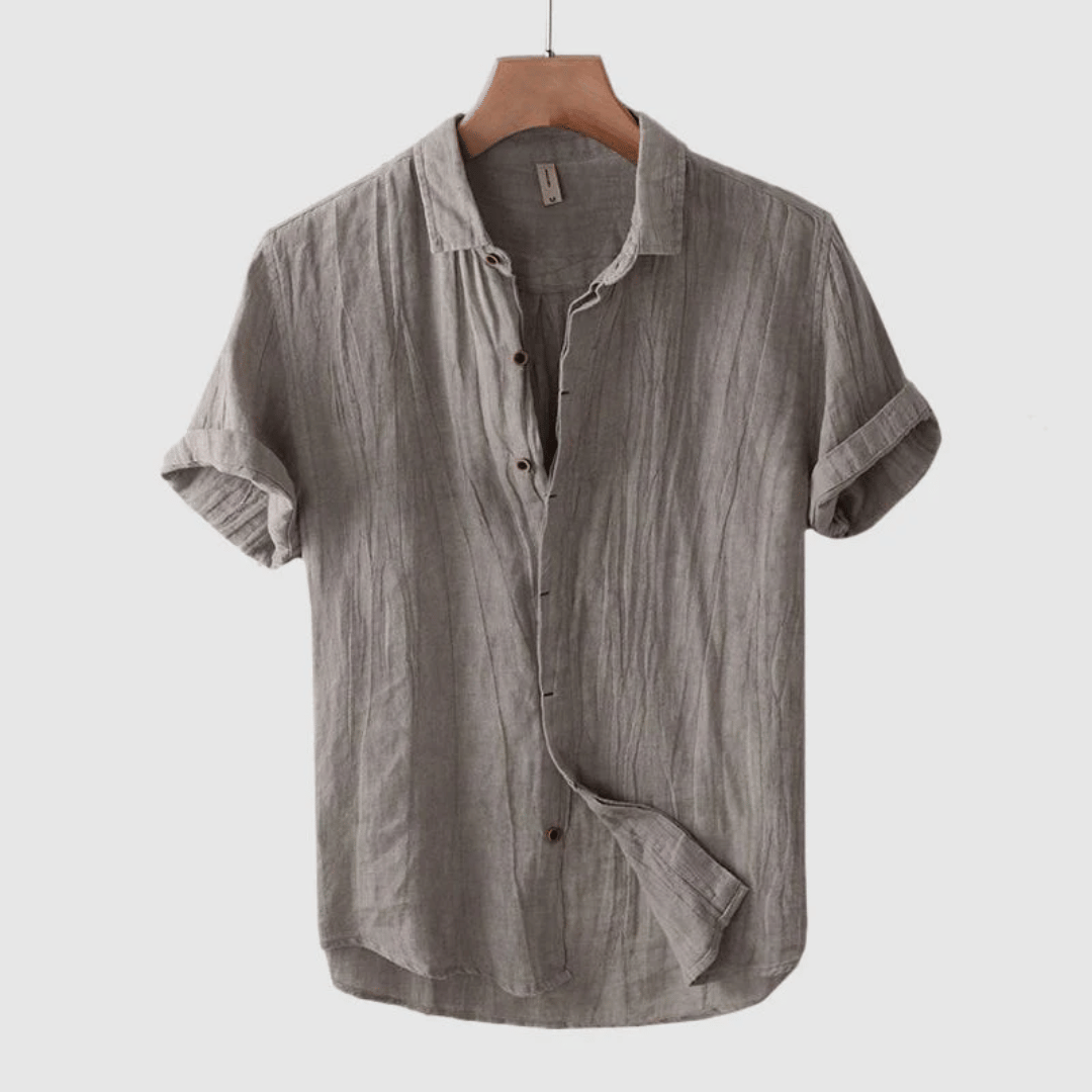 Herren Button-Down Sommer Poloshirt | Lässig-Men Shirt-Kremer Mode