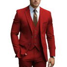 Herren Dreiteilig Hochzeitsgastanzug Set | Moderne-Men Set-Kremer Mode
