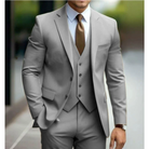 Herren Dreiteilig Hochzeitsgastanzug Set | Moderne-Men Set-Kremer Mode
