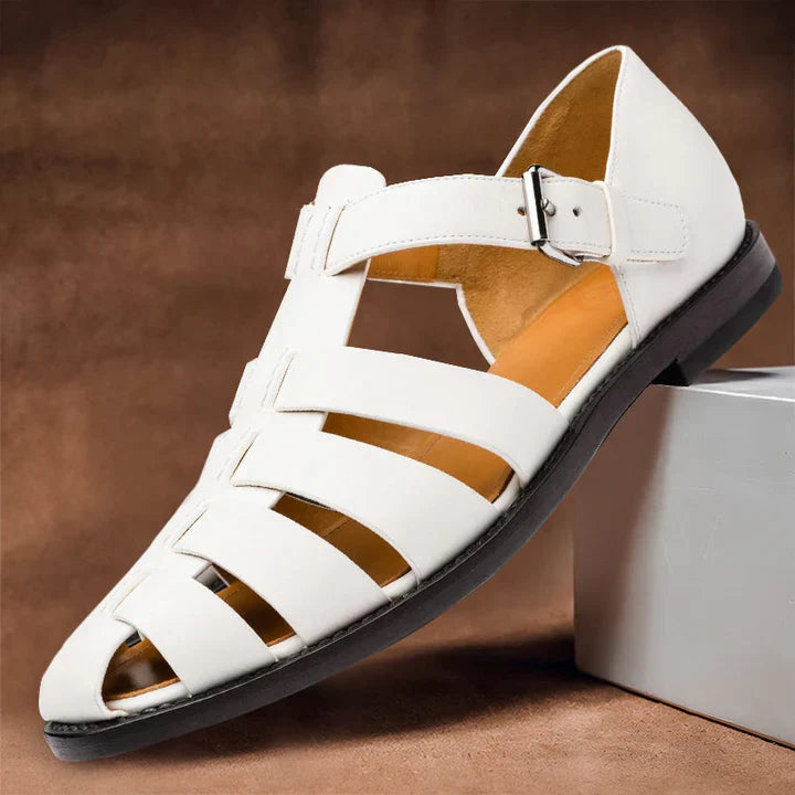 Herren Geschlossene Zehen Fischer Sandale | Niedriger Absatz-Men Sandals-Kremer Mode