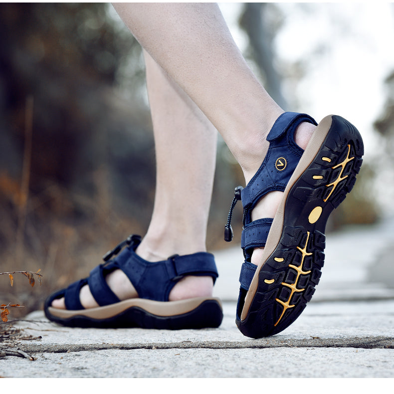 Herren Geschlossene Zehen Sportlich Sandale | Outdoor-Men Sandals-Kremer Mode