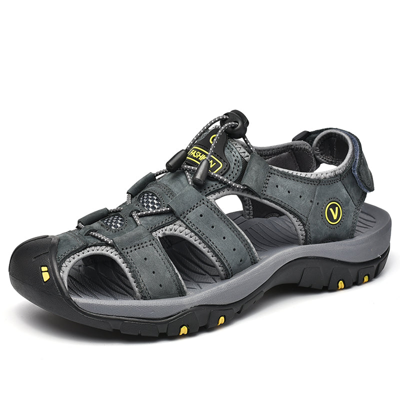 Herren Geschlossene Zehen Sportlich Sandale | Outdoor-Men Sandals-Kremer Mode