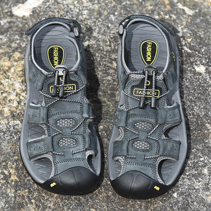 Herren Geschlossene Zehen Sportlich Sandale | Outdoor-Men Sandals-Kremer Mode