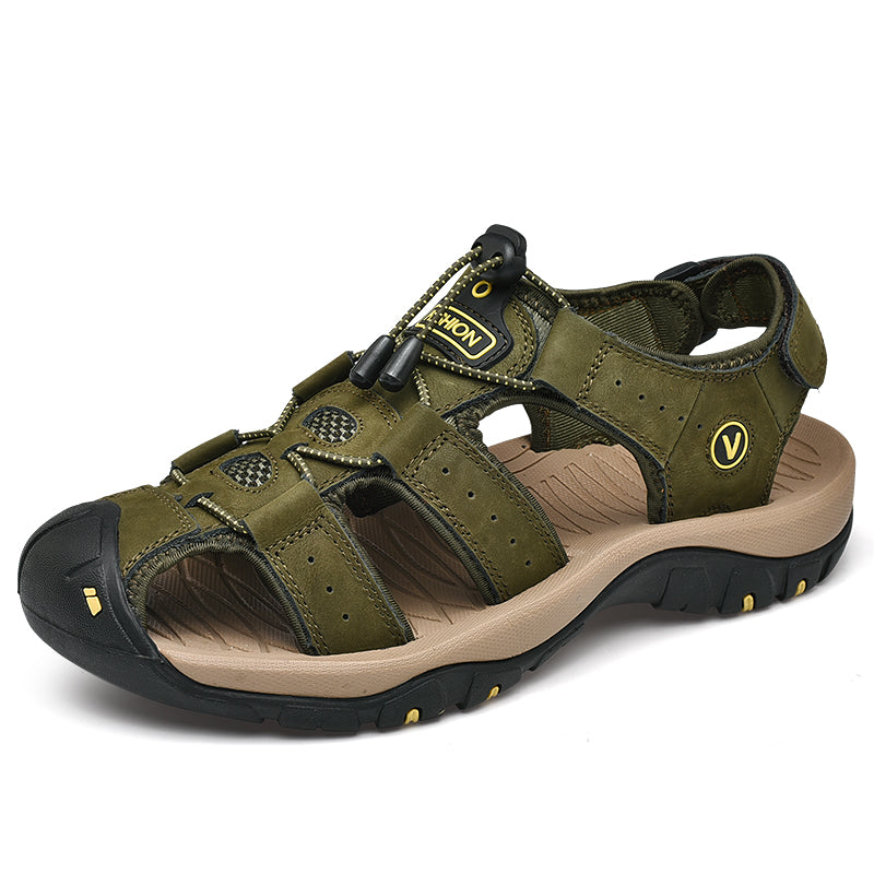 Herren Geschlossene Zehen Sportlich Sandale | Outdoor-Men Sandals-Kremer Mode