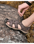 Herren Geschlossene Zehen Sportlich Sandale | Outdoor-Men Sandals-Kremer Mode