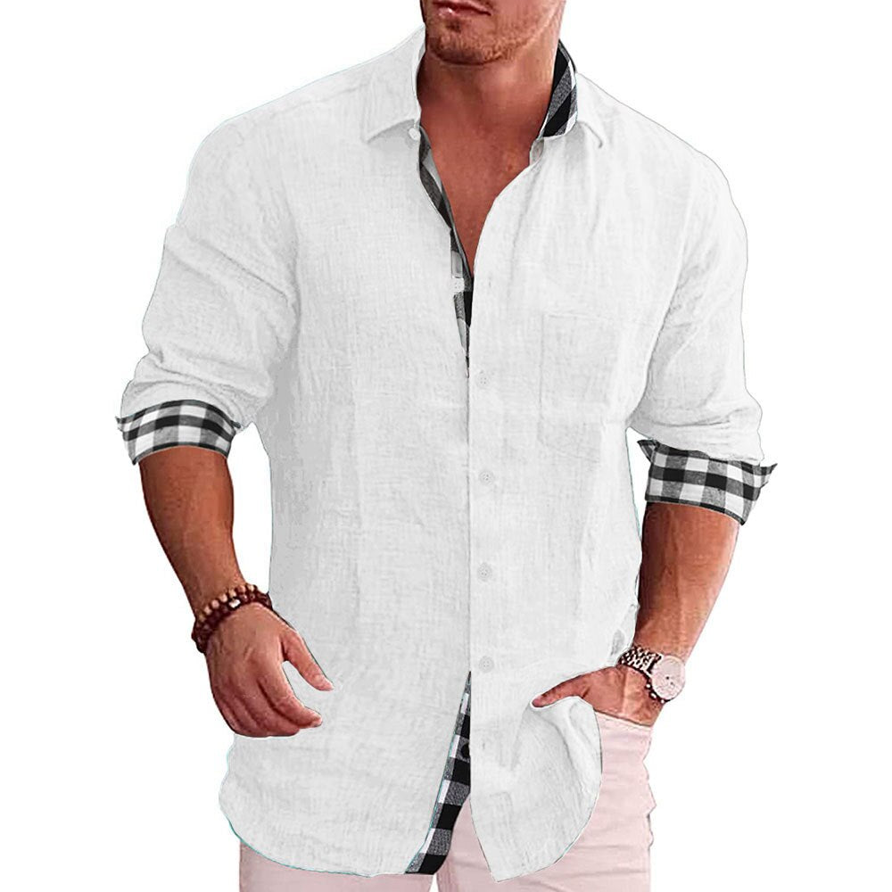 Herren Halbe Ärmel Hemd | Stilvoll-Men Shirt-Kremer Mode
