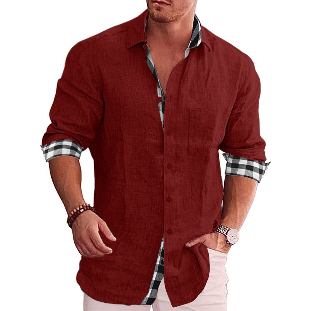Herren Halbe Ärmel Hemd | Stilvoll-Men Shirt-Kremer Mode