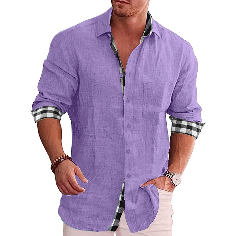 Herren Halbe Ärmel Hemd | Stilvoll-Men Shirt-Kremer Mode