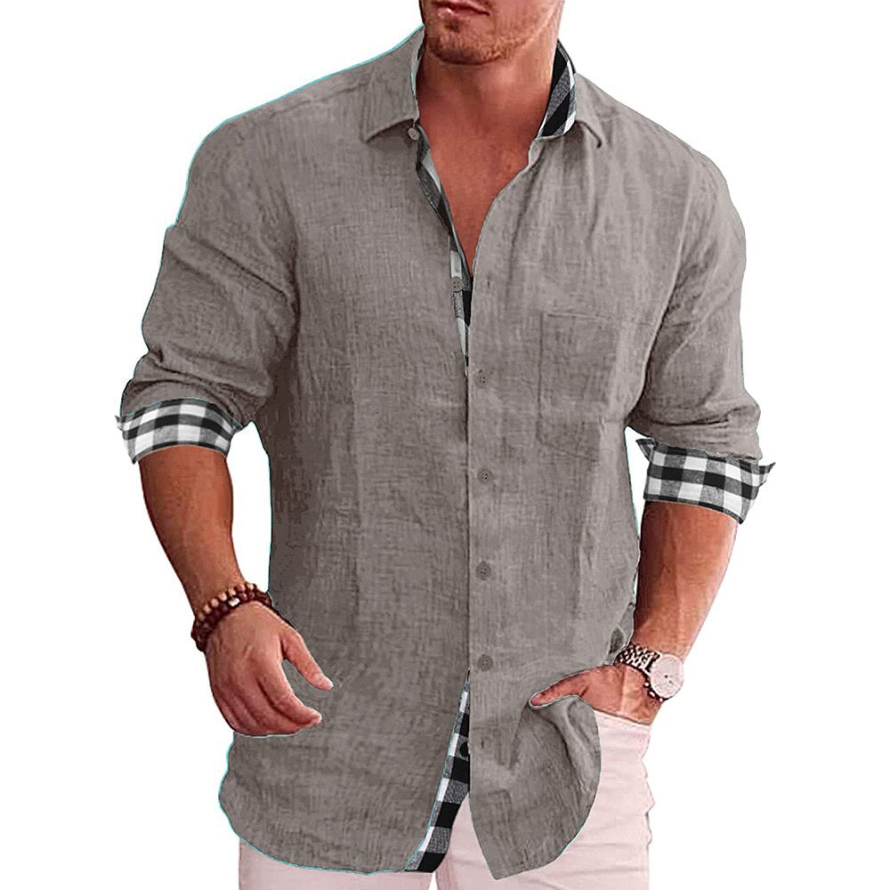 Herren Halbe Ärmel Hemd | Stilvoll-Men Shirt-Kremer Mode