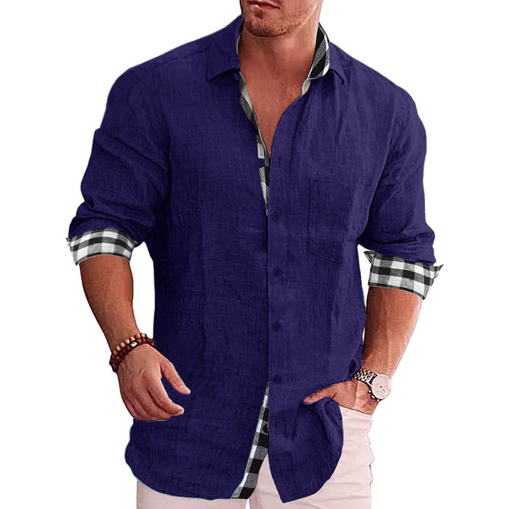 Herren Halbe Ärmel Hemd | Stilvoll-Men Shirt-Kremer Mode