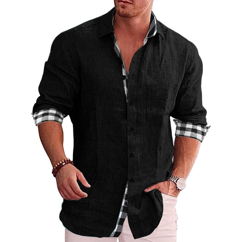 Herren Halbe Ärmel Hemd | Stilvoll-Men Shirt-Kremer Mode