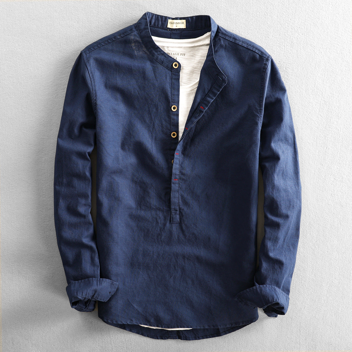 Herren Klassisch Langarm Hemd | Luftig-Men Shirt-Kremer Mode