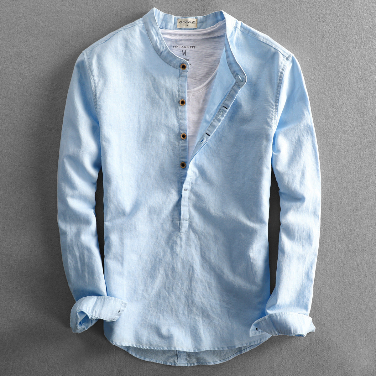 Herren Klassisch Langarm Hemd | Luftig-Men Shirt-Kremer Mode