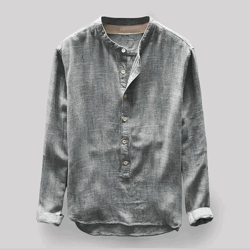 Herren Klassisch Lässig Hemd | Langarm-Men Shirt-Kremer Mode