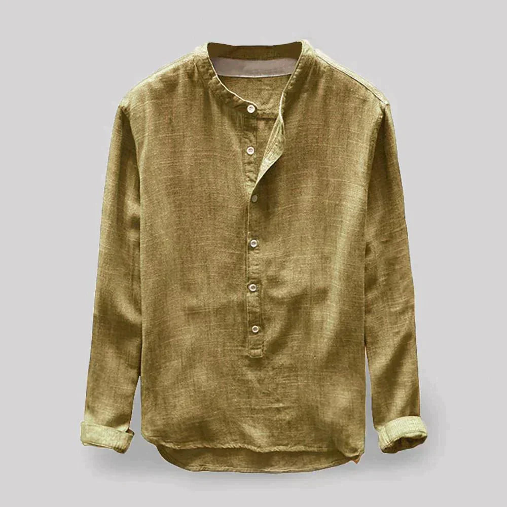 Herren Klassisch Lässig Hemd | Langarm-Men Shirt-Kremer Mode