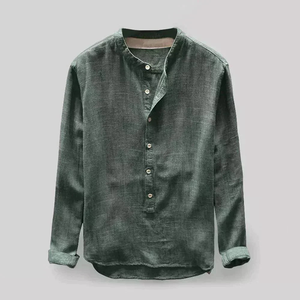 Herren Klassisch Lässig Hemd | Langarm-Men Shirt-Kremer Mode