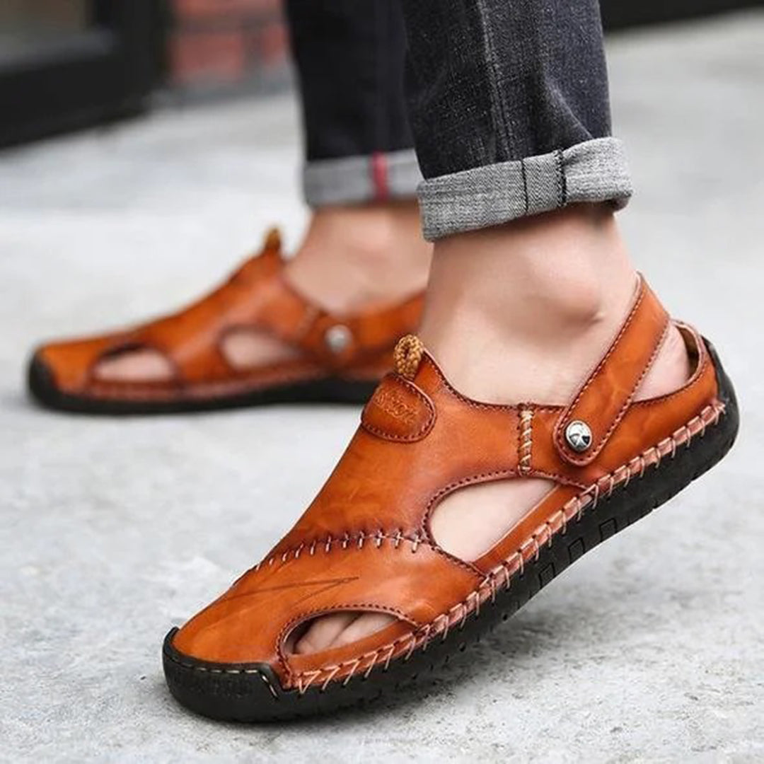 Herren Klassisch Outdoor Sandale | Geschlossene Zehen-Men Sandals-Kremer Mode