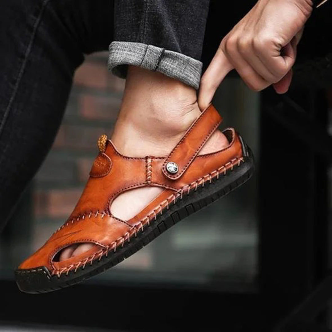 Herren Klassisch Outdoor Sandale | Geschlossene Zehen-Men Sandals-Kremer Mode