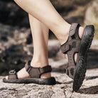 Herren Klassisch Outdoor Sandale | Offene Zehen-Men Sandals-Kremer Mode