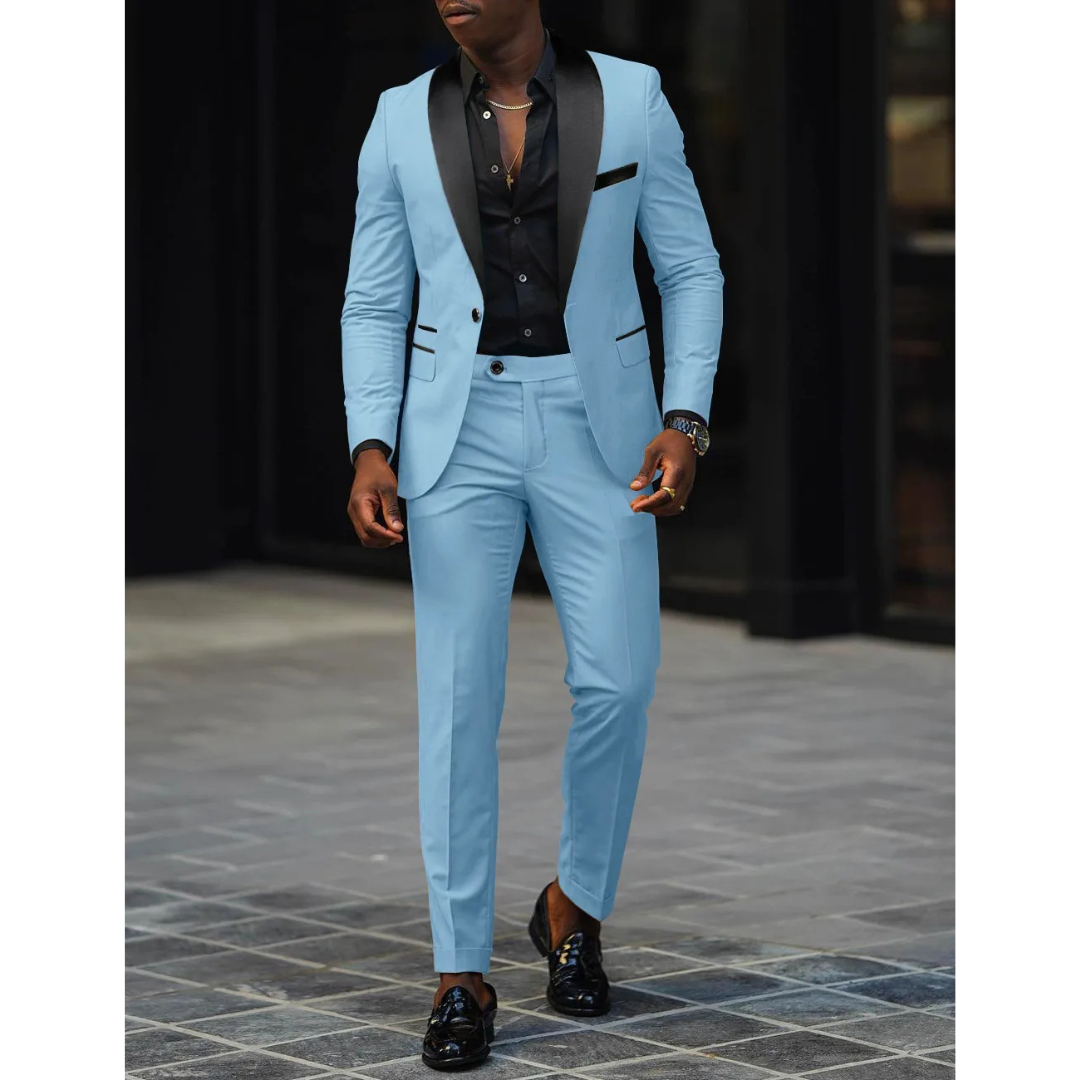 Herren Klassischer Hochzeitsgast-Anzug Set | Moderne-Men Set-Kremer Mode